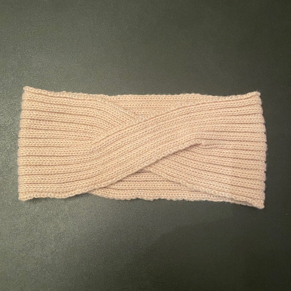 Loft winter headband/ear warmer dusty pink